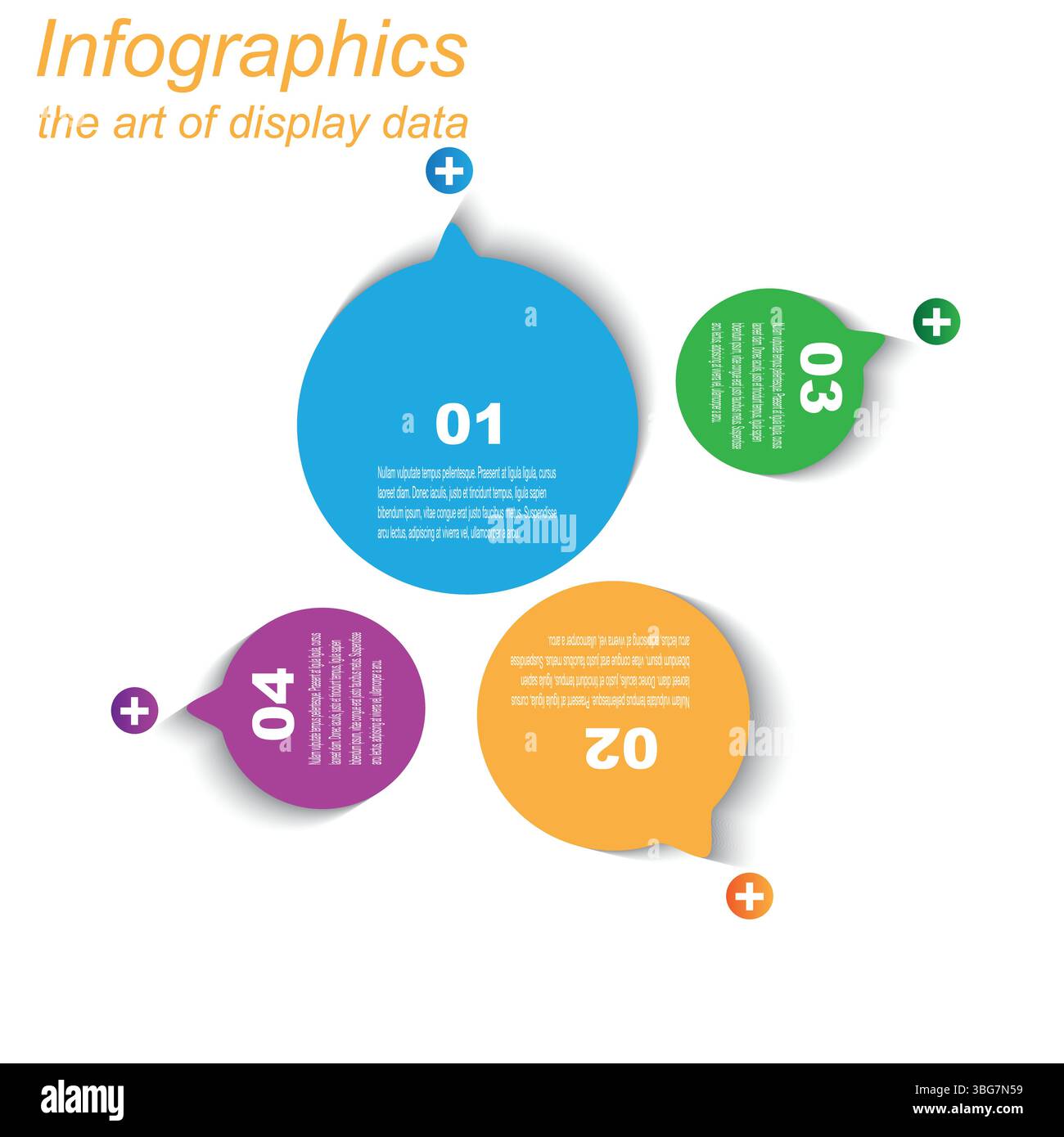Infographic template for modern data visualization and ranking and ...