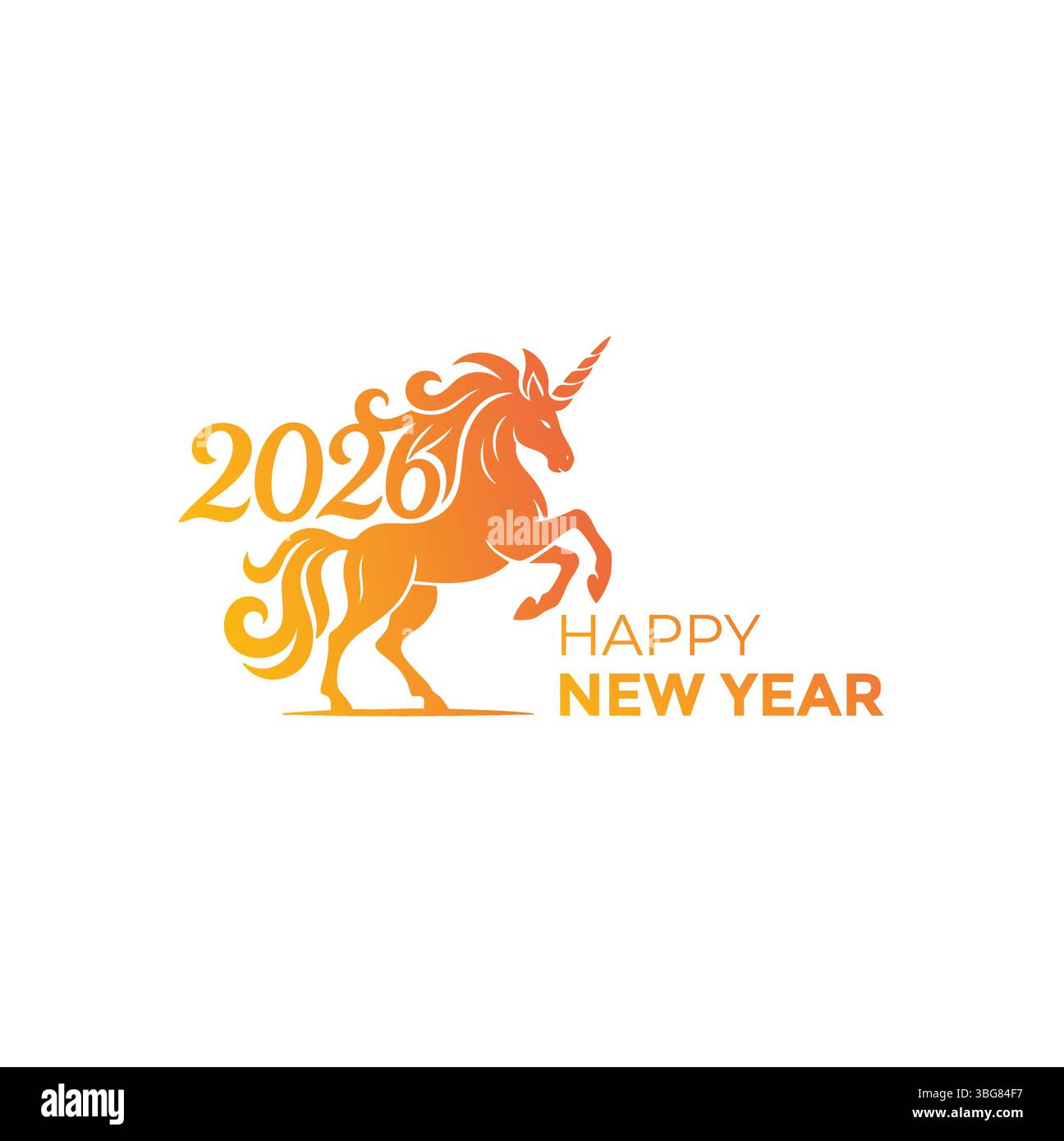 Chinese new year horse 2026 Stock Vector Images - Alamy