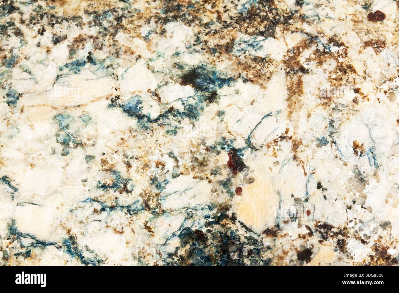 Texture of multi colored marble, close up. Stock Photo