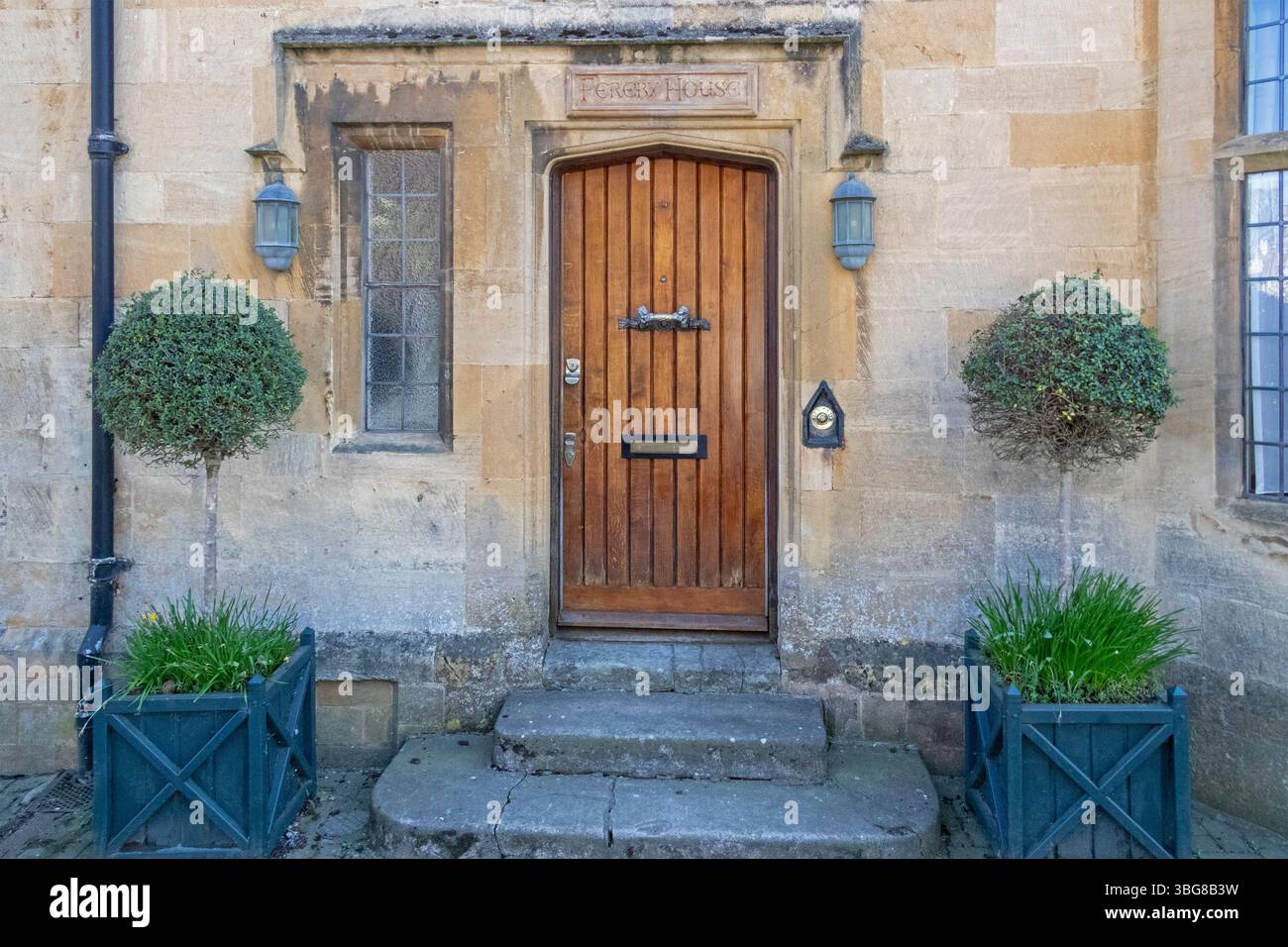 Window, door, Chipping Campden, The Cotswolds, England, Great Britain ...