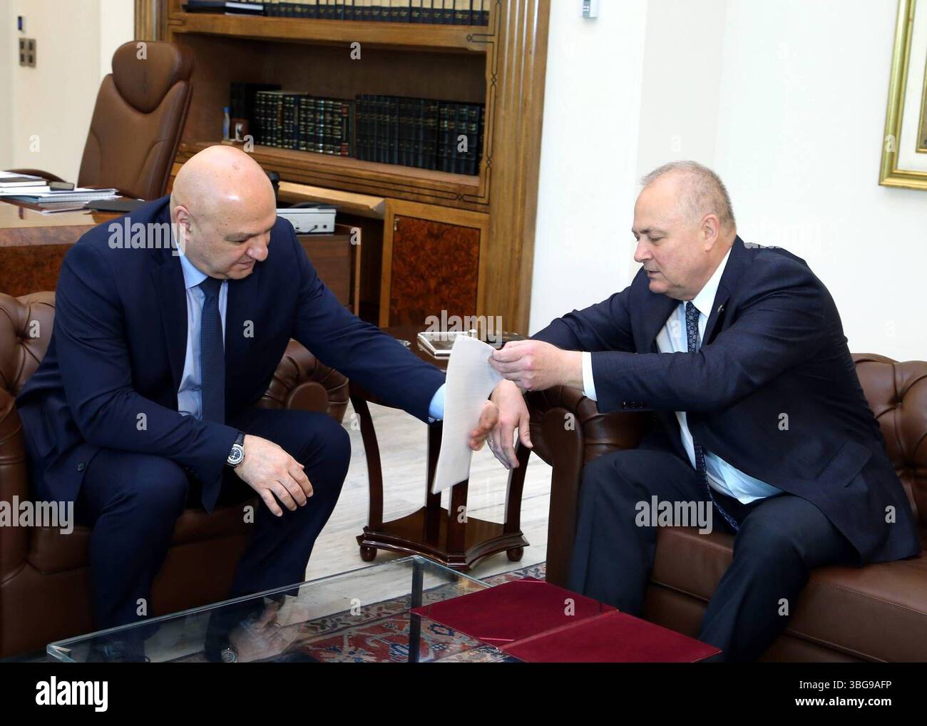 Lebanese President, Joseph Aoun, meets with Russian Ambassador to ...