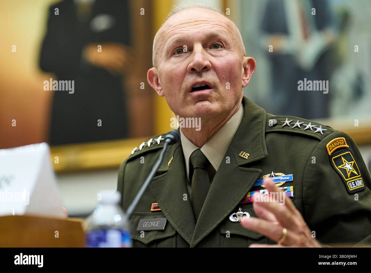 Army Gen. Chief of Staff Randy George attends a House Committee on ...