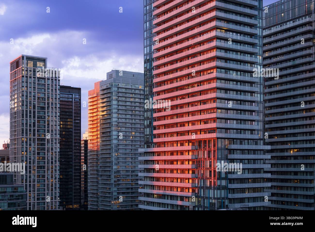 Upscale Eglinton and Forest Hill residential area coveted by middle and upper class families as well as Ontario developers Stock Photo