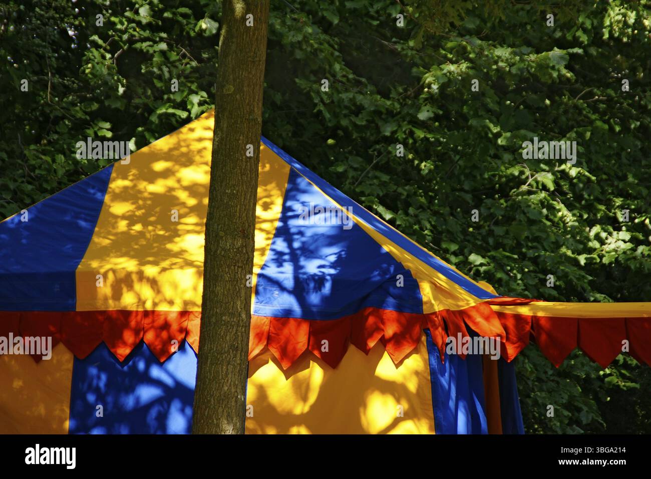 Medieval tent Stock Photo