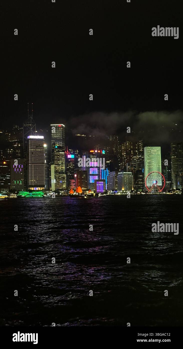 Hong Kong Harbour Bay - Smartphone Captured Stock Image