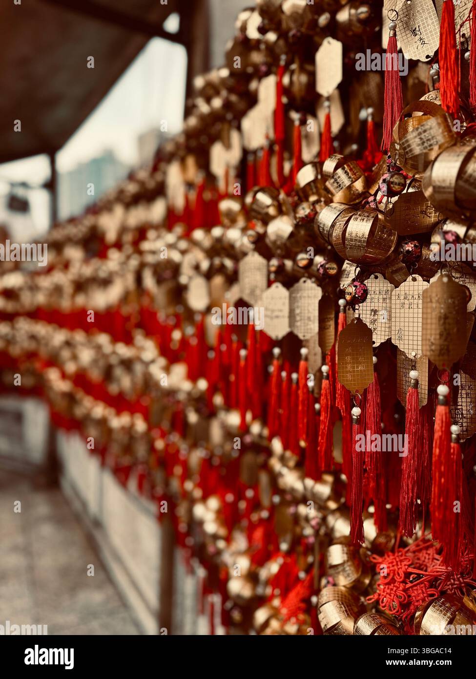 Hong Kong Temple - Smartphone Captured Stock Image