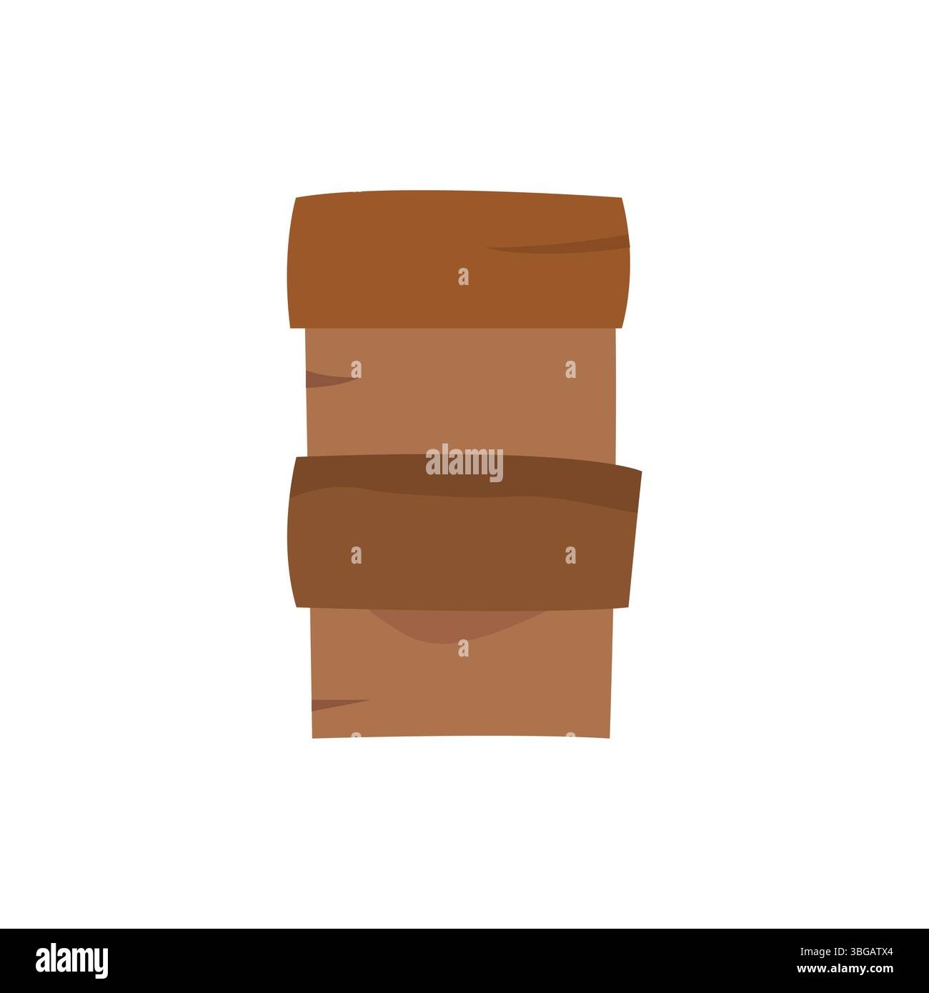 Stacked empty wooden plank Stock Vector Images - Alamy