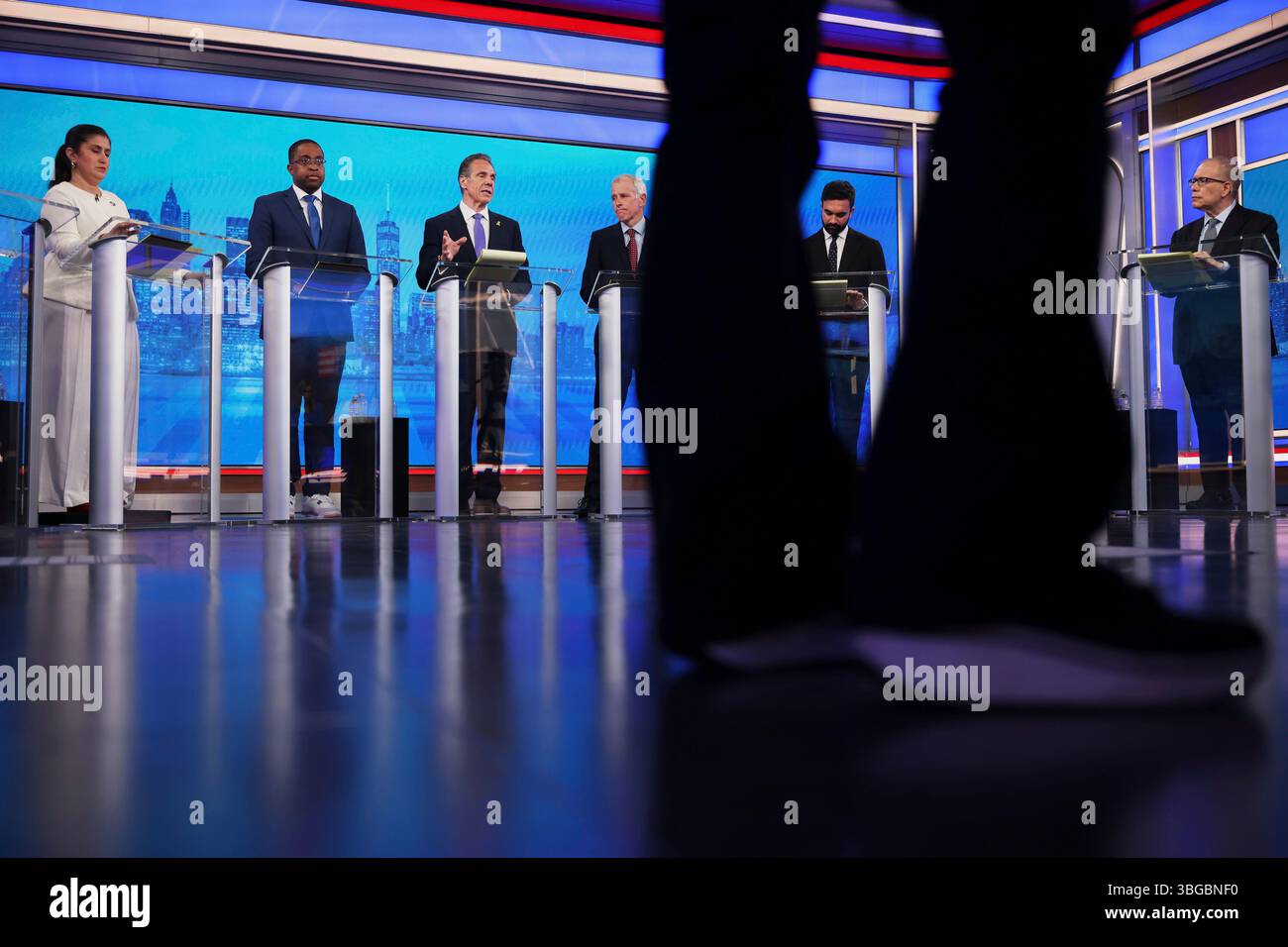 Democratic mayoral candidates participate in a Democratic mayoral ...