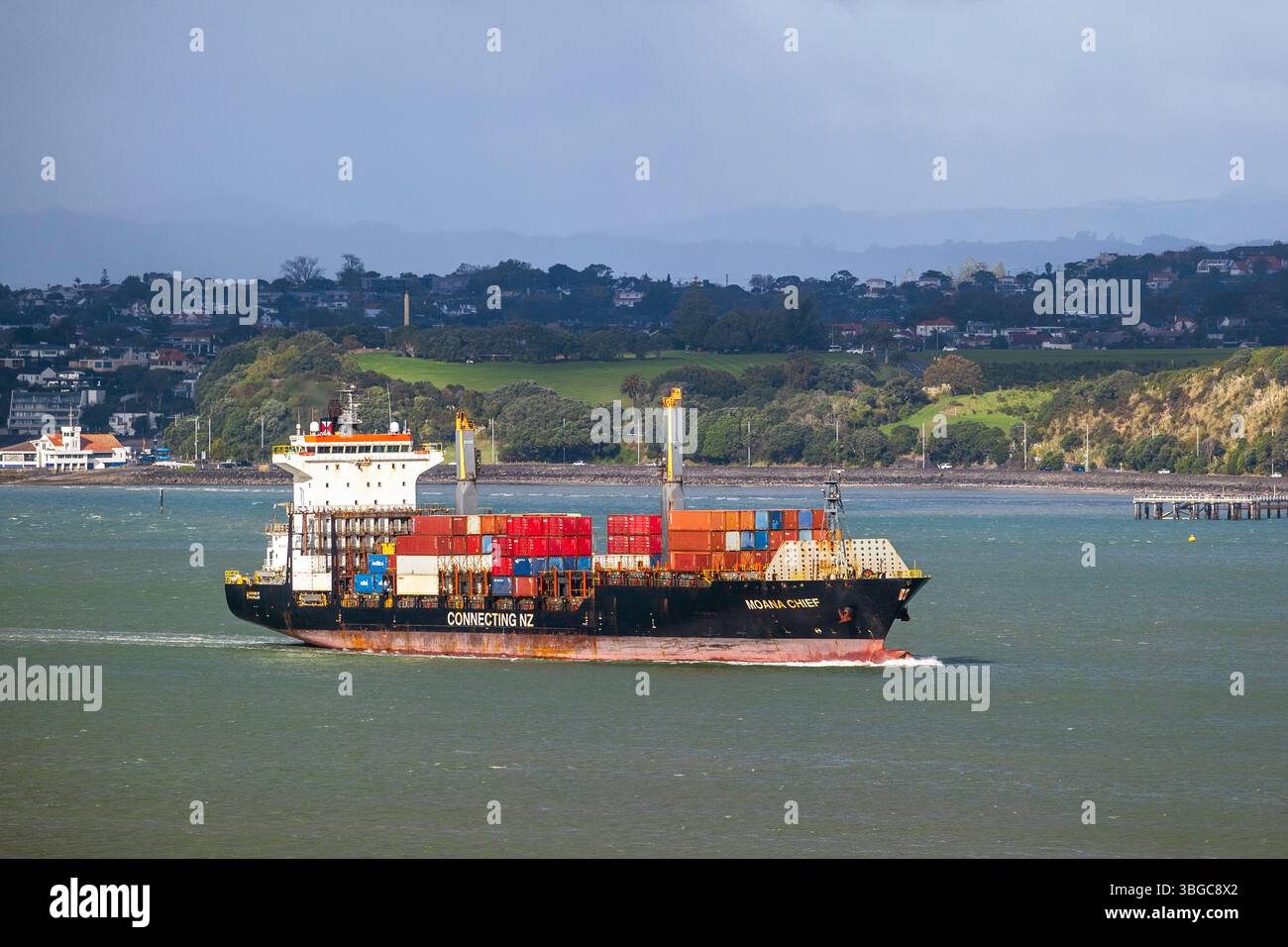 Auckland, New Zealand, 01 May 2025. MV Moana Chief – CV1700 Container ...