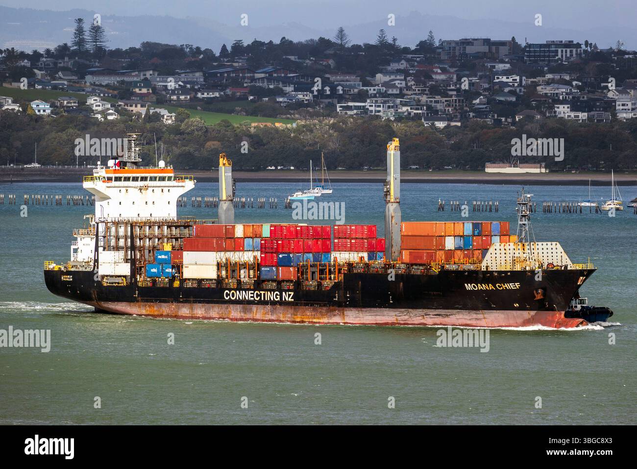 Auckland, New Zealand, 01 May 2025. MV Moana Chief – CV1700 Container ...
