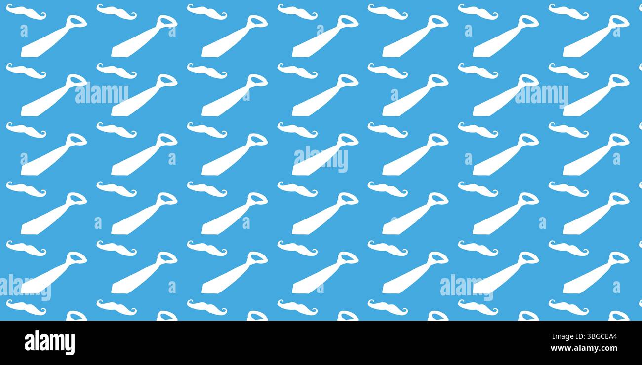 Seamless Father’s Day Background with Tool Icons Stock Vector