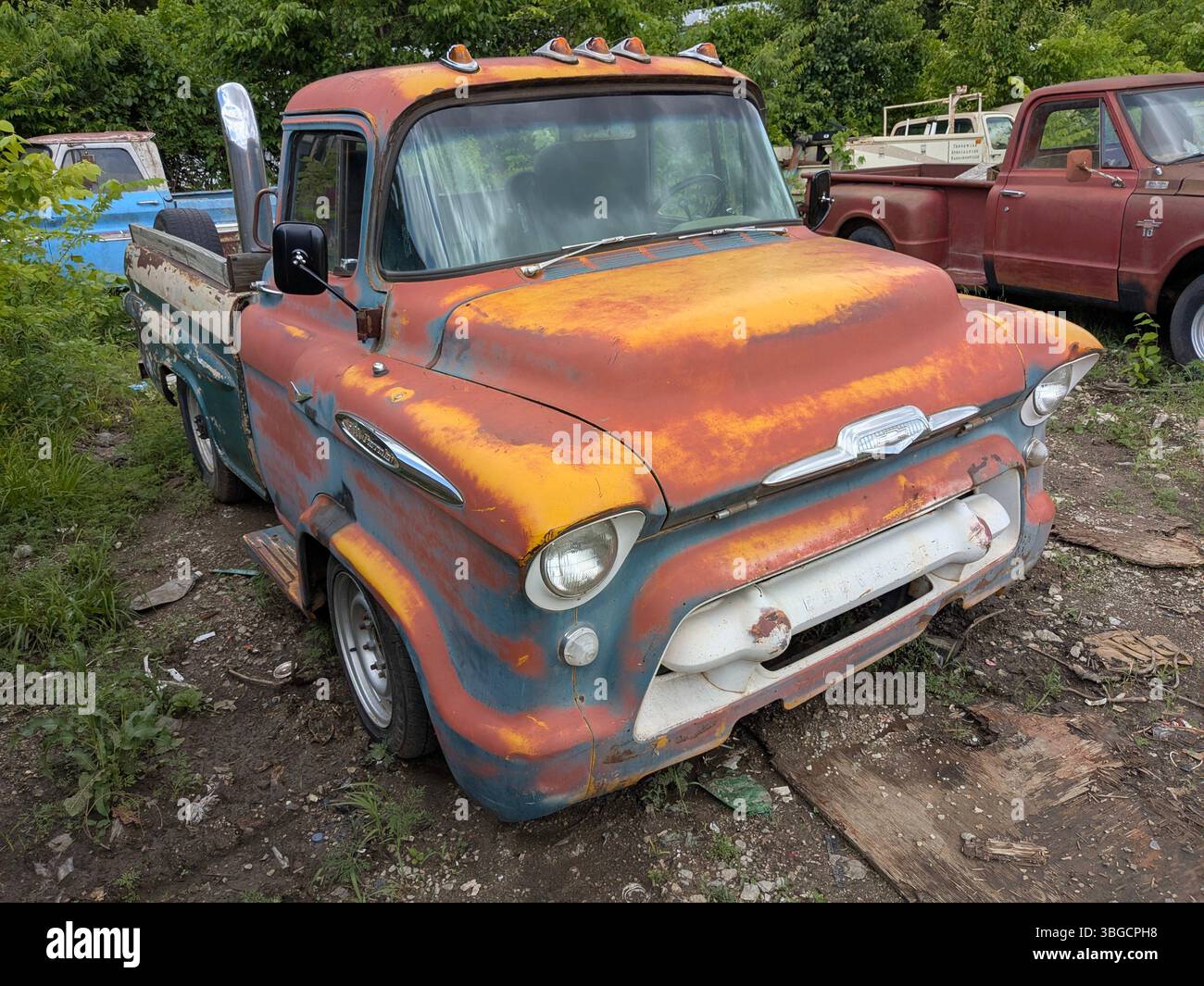 Classic Chevy Trucks - Smartphone Captured Stock Image