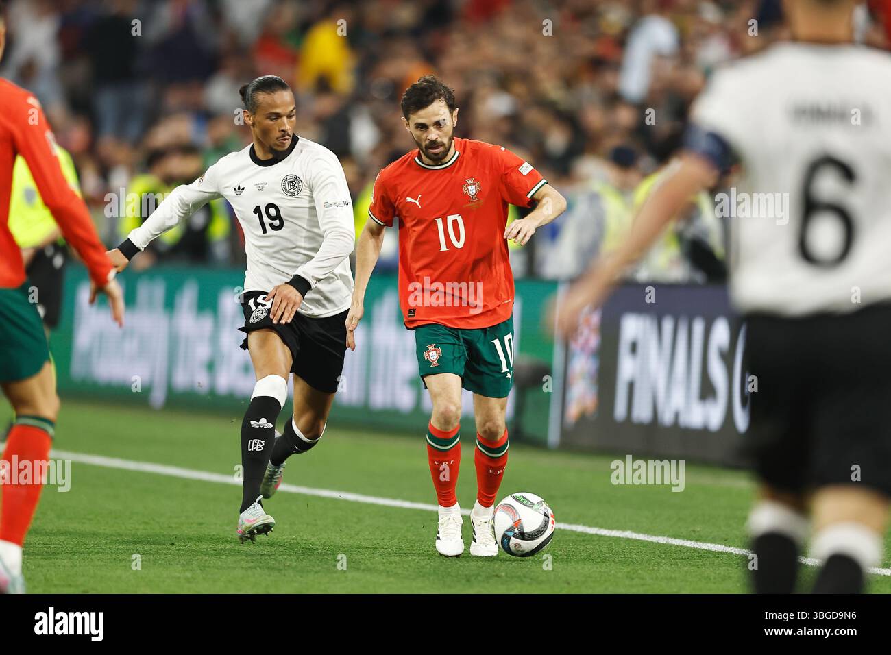 (LR) Leroy Sane (GER), Bernardo Silva (POR), JUNE 4, 2025 Football