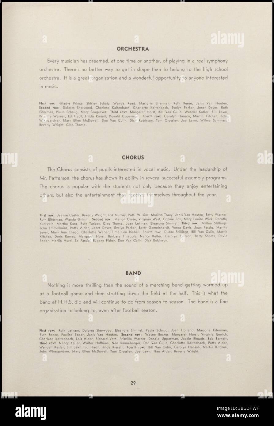 The 1945 'Memory's Trail' yearbook from Hilliards High School features ...