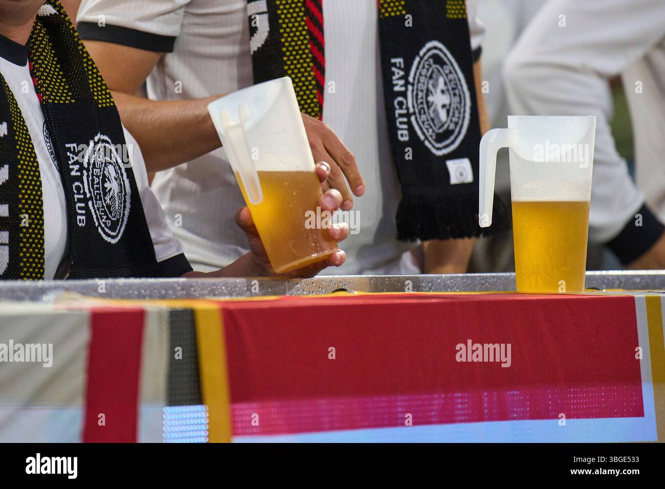 DFB fans with beer in the UEFA Nations League 2025 semi final match ...