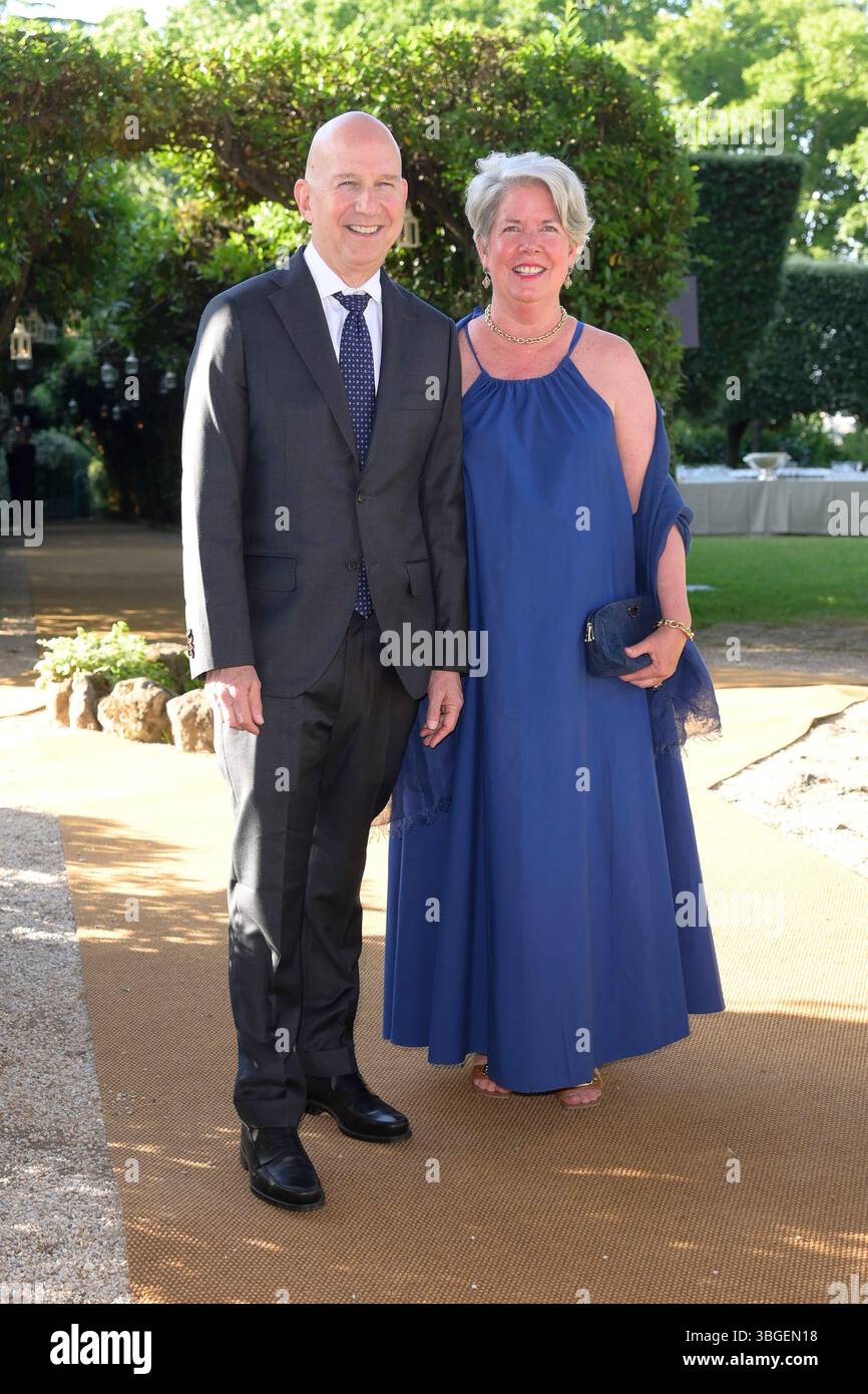 Al Markell Rome, Italy. 04th June, 2025. Jack Markell (l) and Carla Markell (r ...