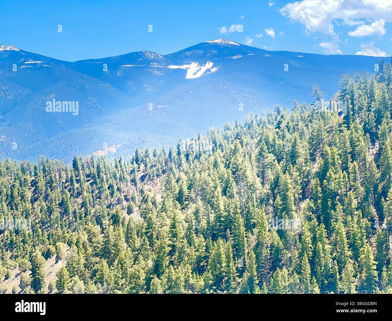 Virginia Canyon Rd Idaho Springs, Colorado, USA - Smartphone Captured Stock Image