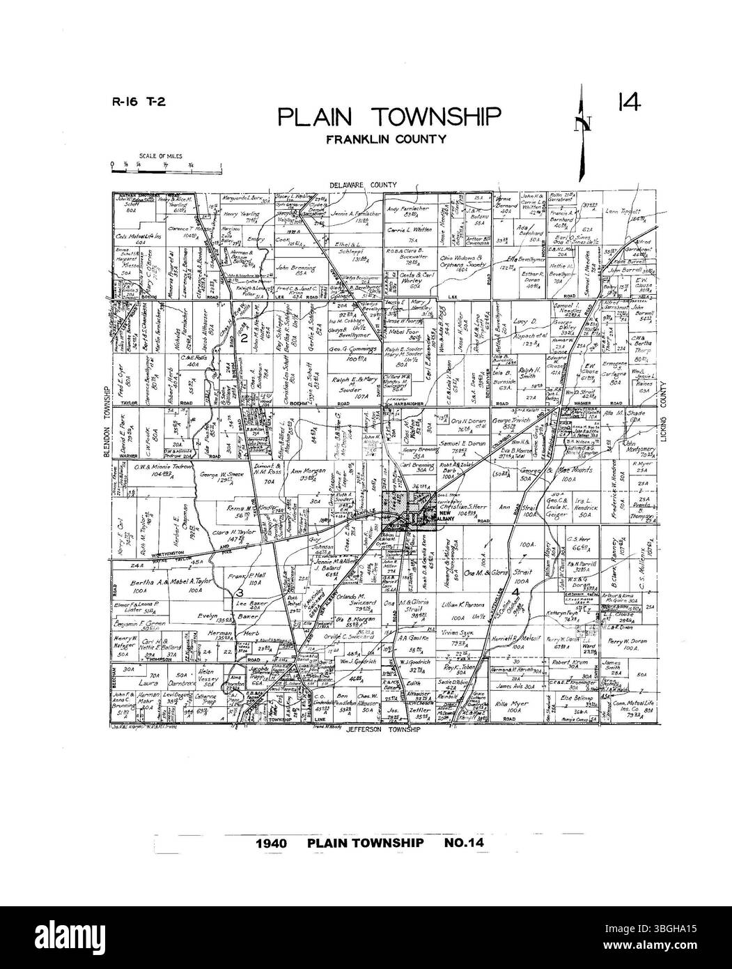 This page from the 1940 Township Tax Maps of Franklin County, Ohio ...