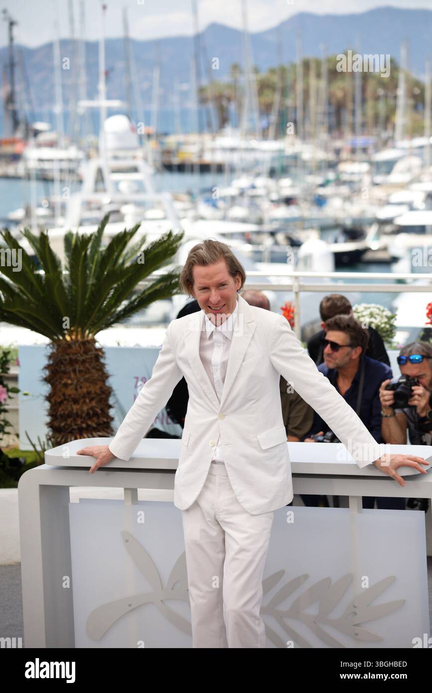Wes Anderson with his film "The Phoenician Scheme" at the Cannes Film ...