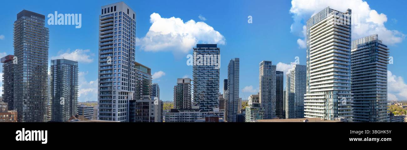Upscale Eglinton and Forest Hill residential area coveted by middle and upper class families as well as Ontario developers Stock Photo