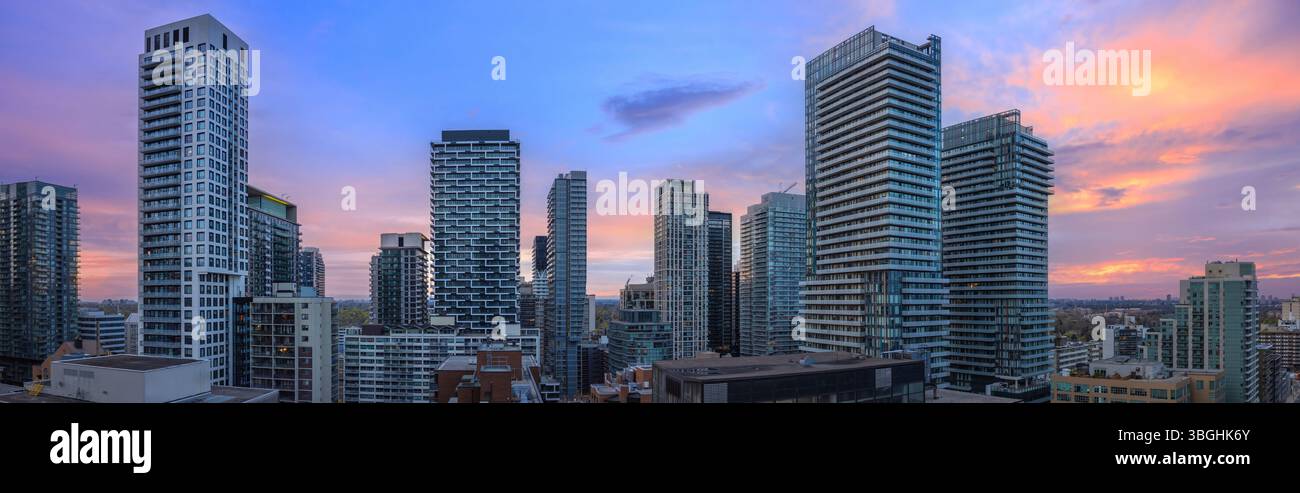 Upscale Eglinton and Forest Hill residential area coveted by middle and upper class families as well as Ontario developers Stock Photo