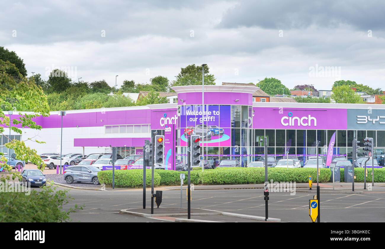 Cinch car showroom, Northampton, England Stock Photo - Alamy