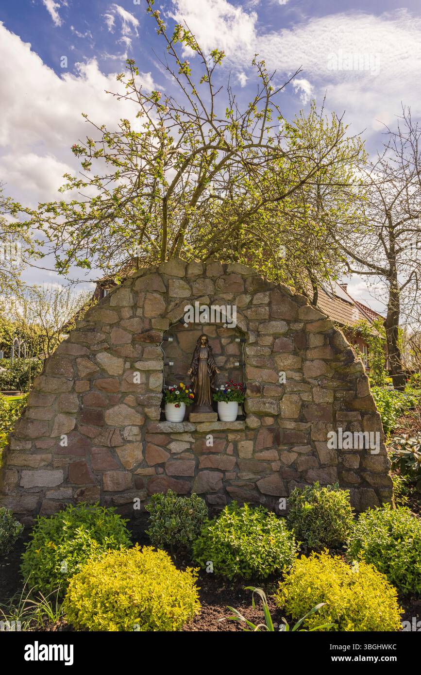 Field chapel, rural area Stock Photo
