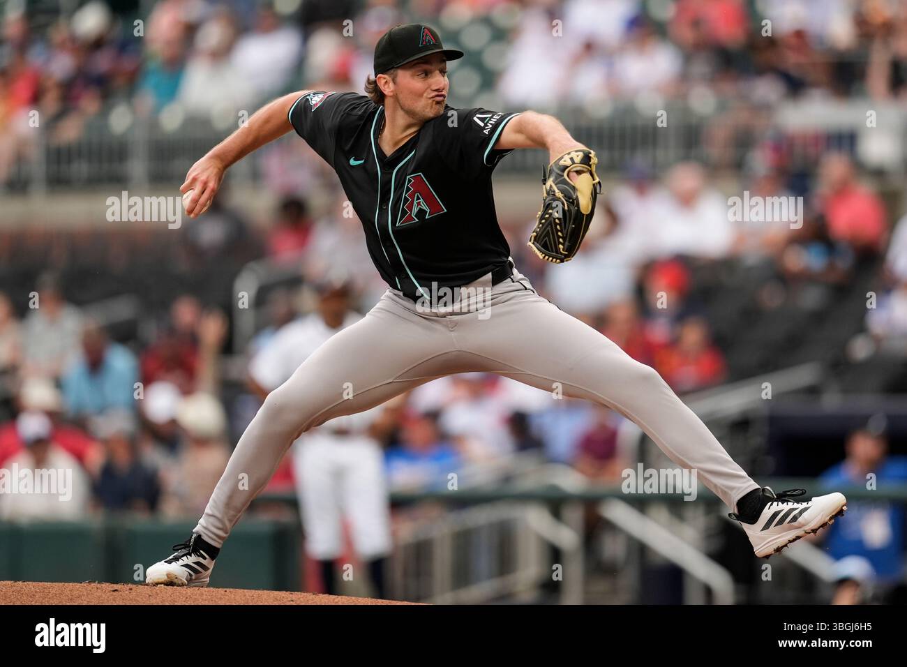 Arizona Diamondbacks pitcher Brandon Pfaadt (32) works against the ...