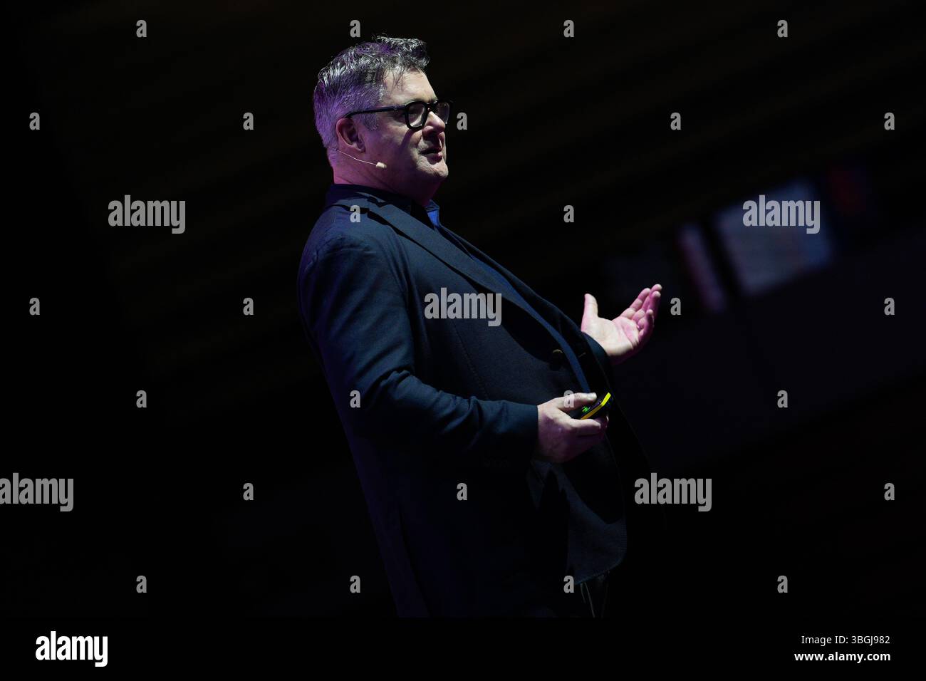Mark Ritson, Marketing Professor, addresses the audience during first ...