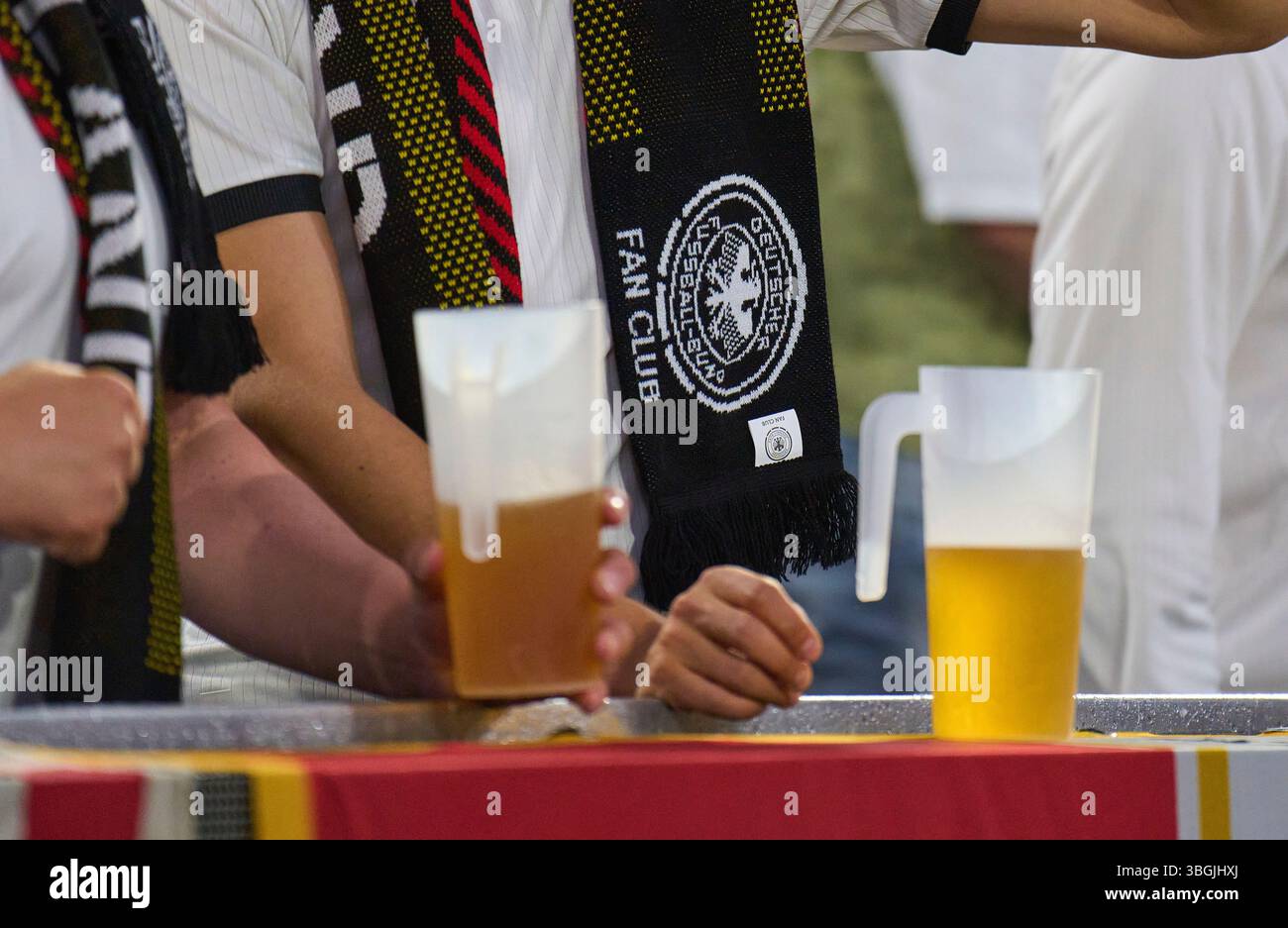DFB fans with beer in the UEFA Nations League 2025 semi final match ...