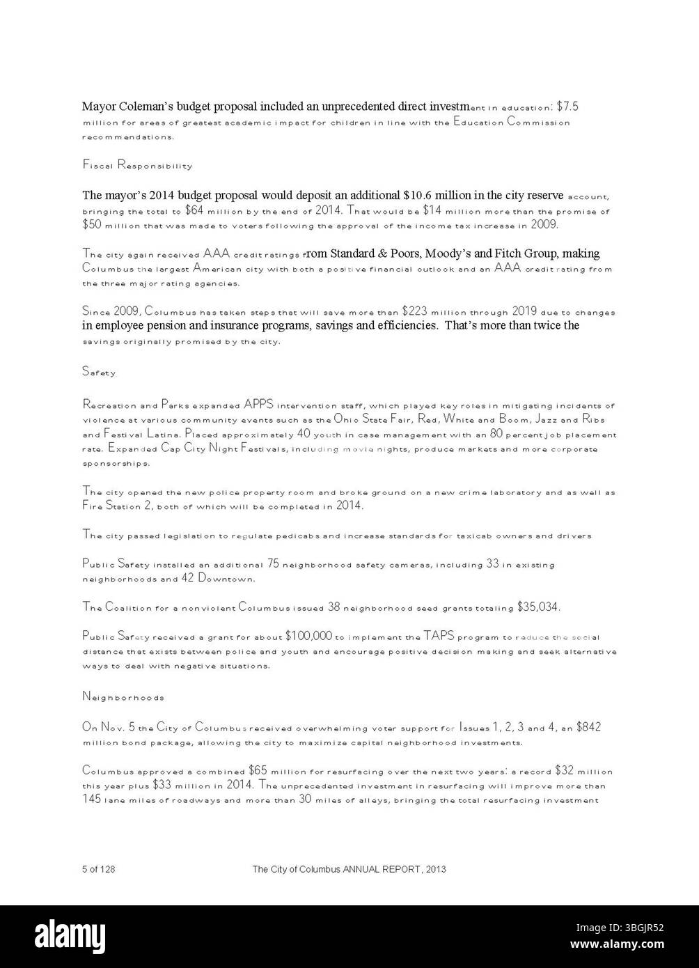 Annual report 2013 Black and White Stock Photos & Images - Alamy