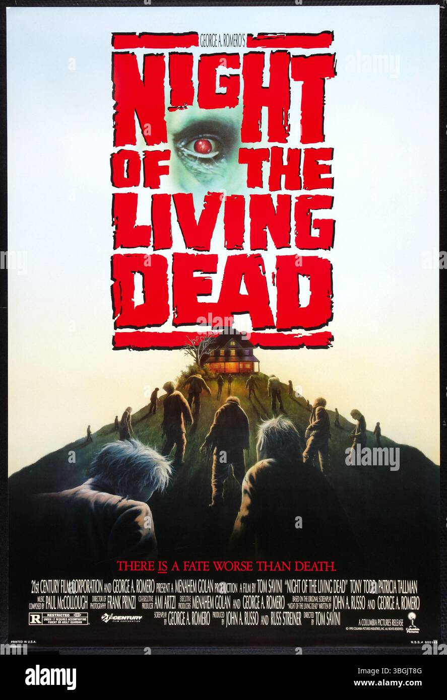 Night of the living dead poster hi-res stock photography and