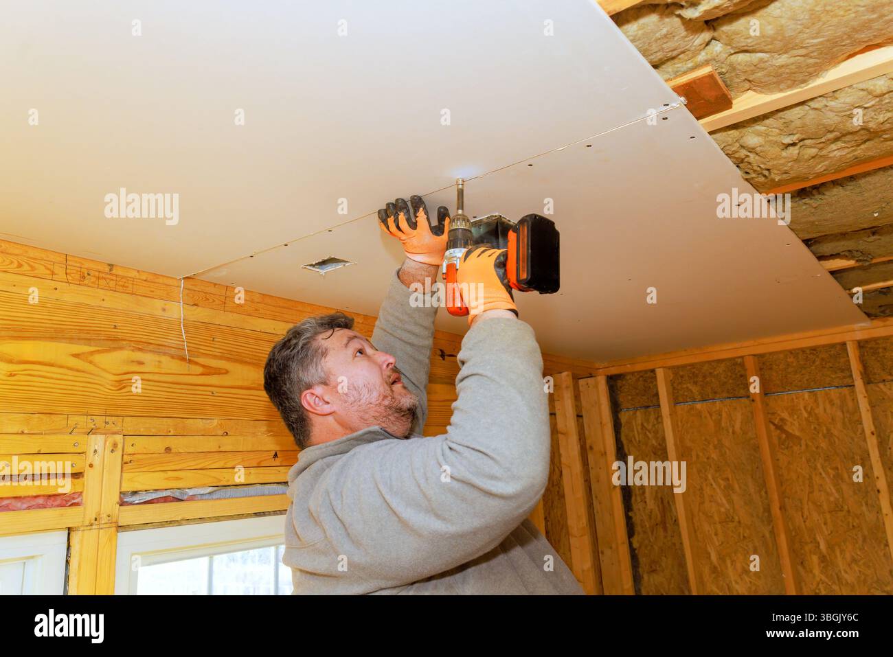 Basement ceiling upgrade hi-res stock photography and images - Alamy