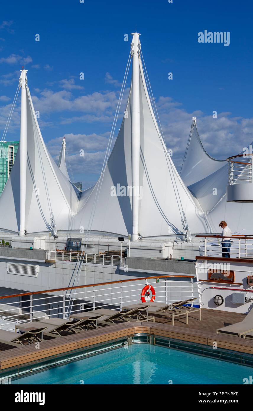 Canada Place, Vancouver, British Columbia, Canada Stock Photo
