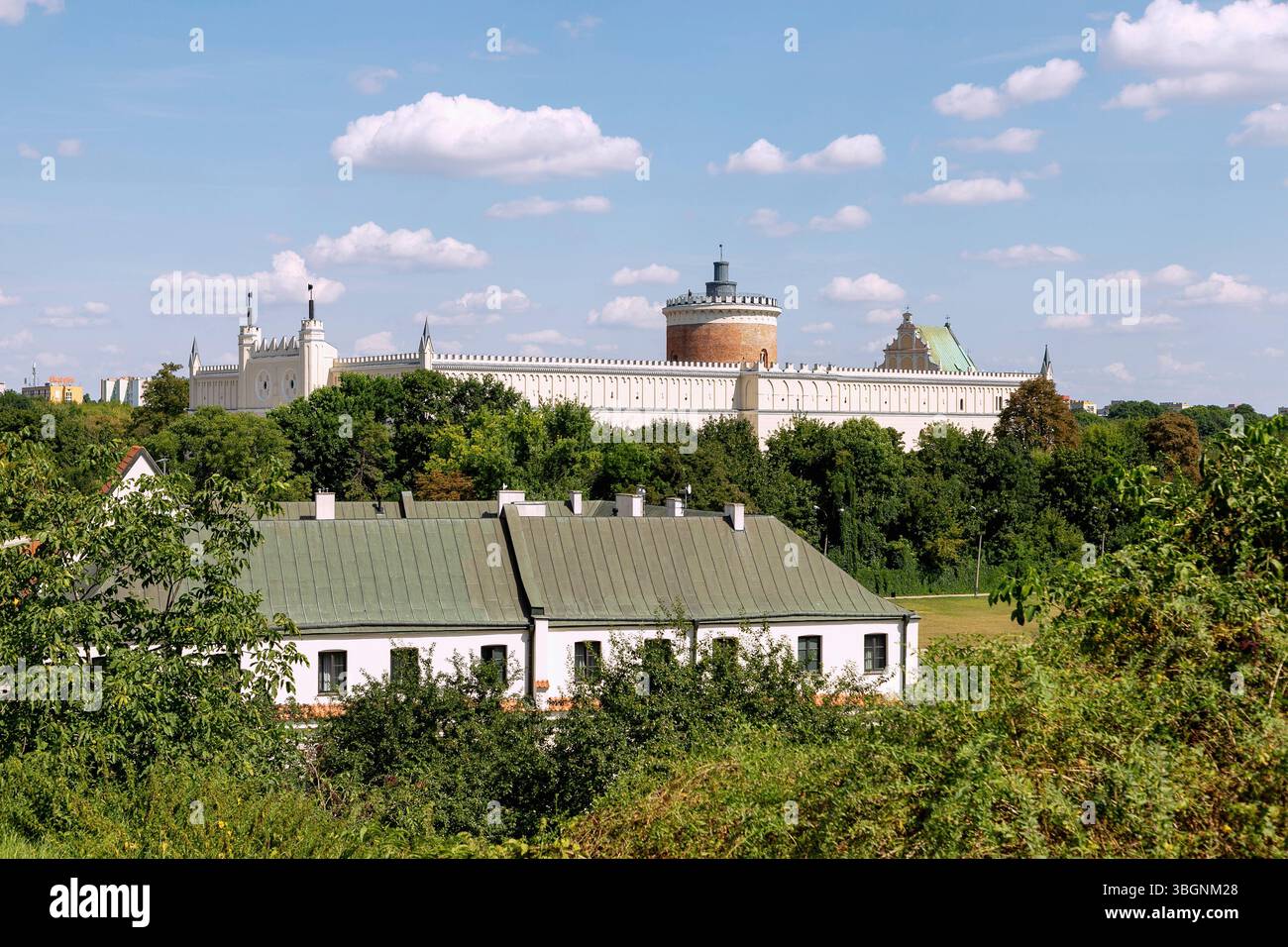 Lublin Castle (Zamek Lubelski) in Lublin in the Lubelskie Voivodeship in Poland Stock Photo