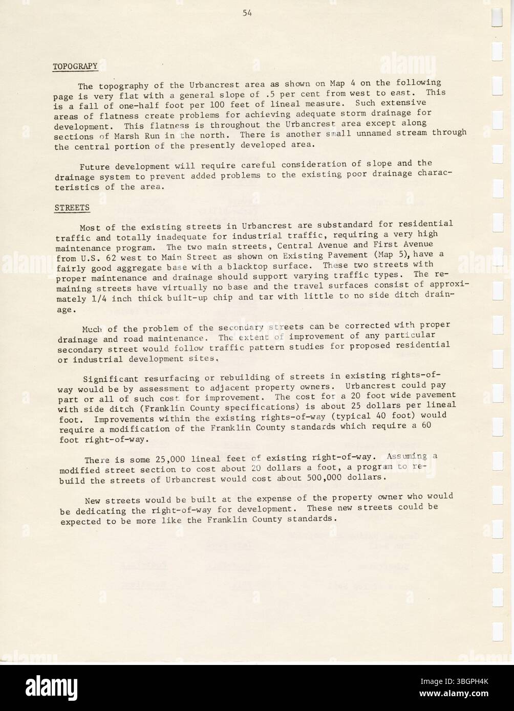 The 1974 Urbancrest Comprehensive Community Development Plan outlines ...