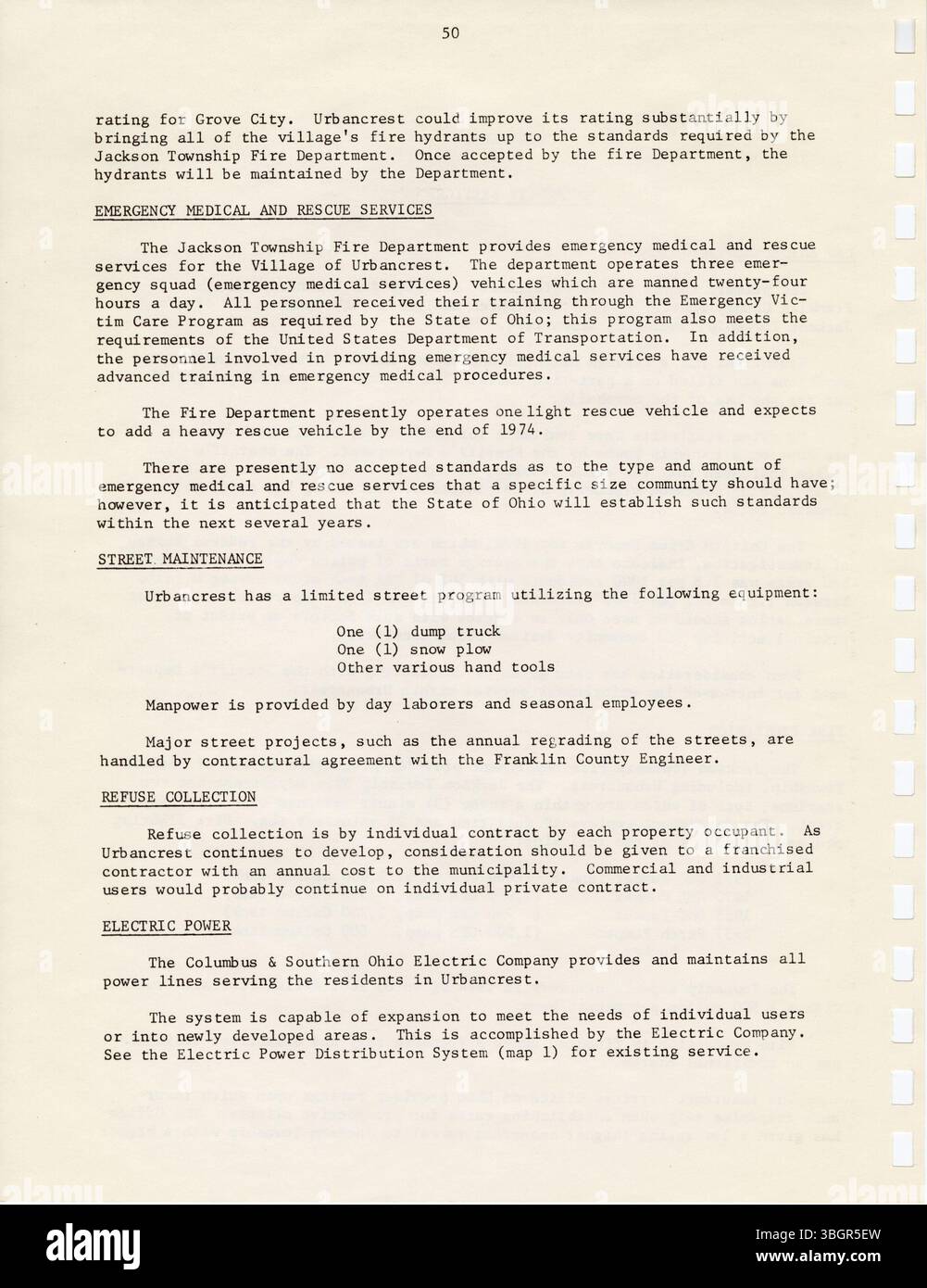 The 1974 Urbancrest Comprehensive Community Development Plan analyzes ...