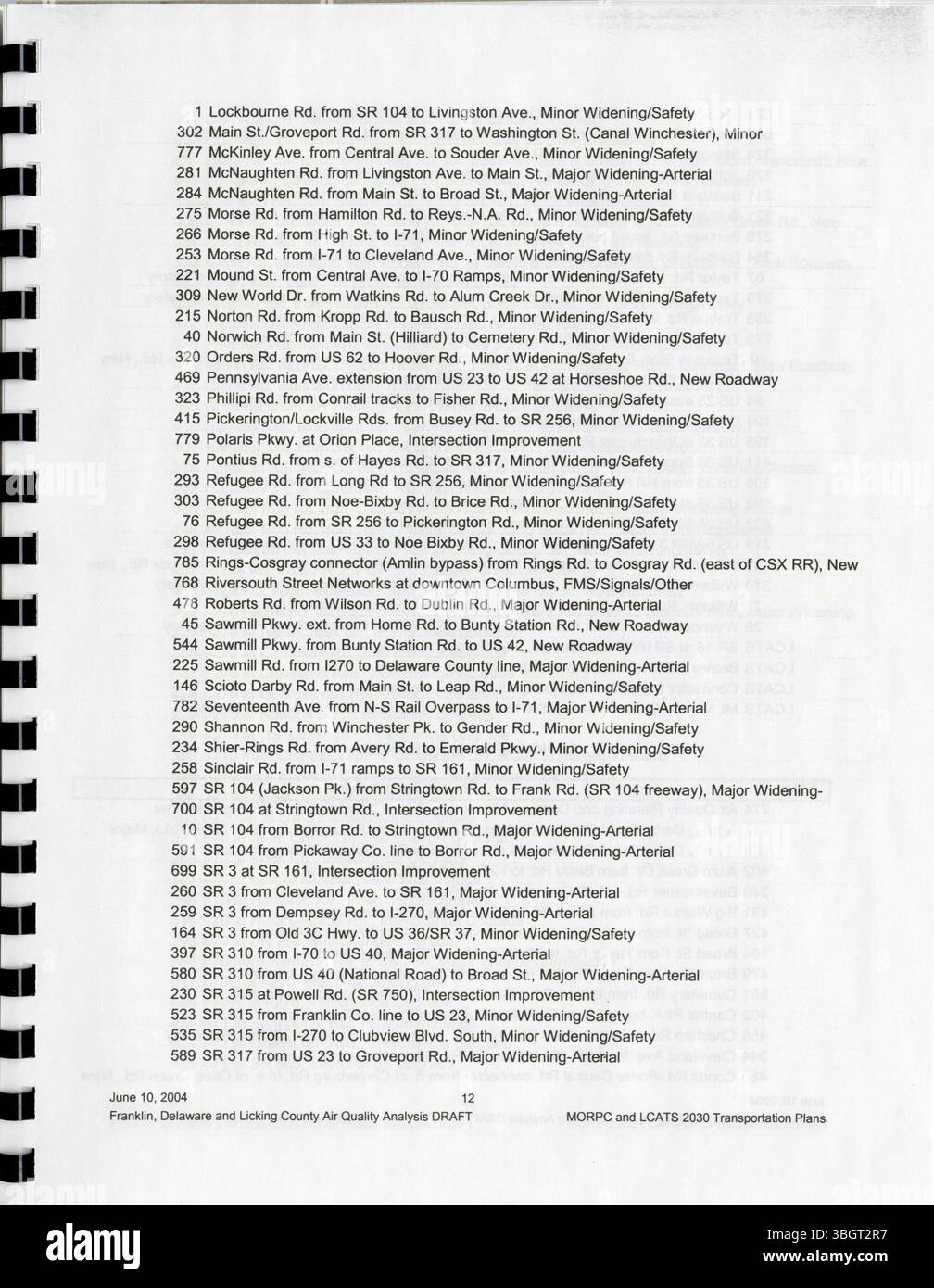 Curated visual reference: Visual Reference: The 2030 Regional Transportation Plan For Franklin Delaware And