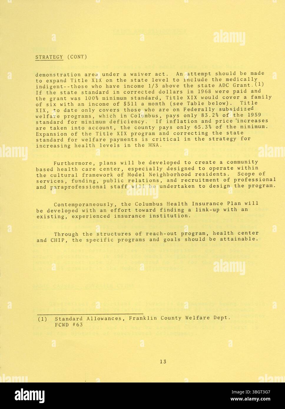 Model Cities Program 1966 The 1969 document outlines part 1 of the Model City Program application ...