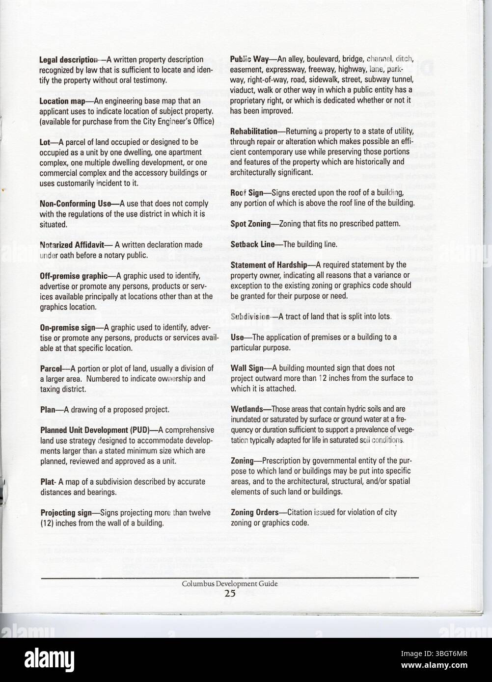Permitted Development Guide.pdf This section of the 1997 Columbus Development Guide explains the ...
