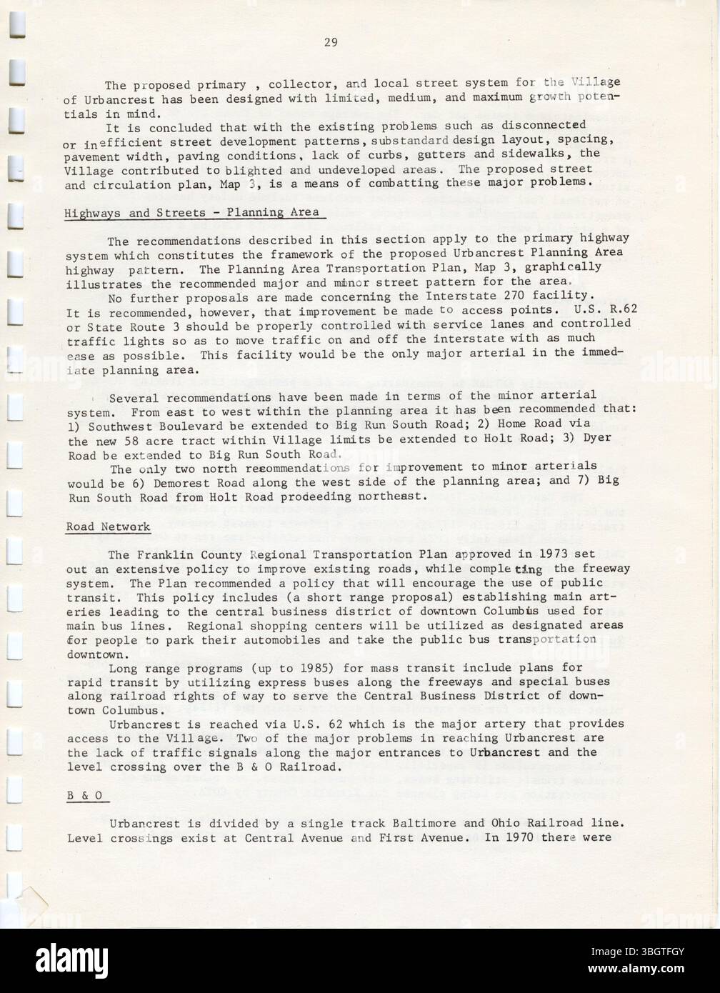 The 1974 Urbancrest Comprehensive Community Development Plan provides a ...