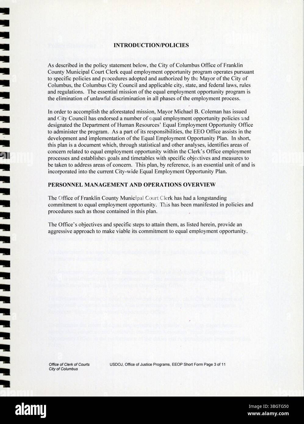 This 2010 Equal Employment Opportunity Plan Developed By The Columbus this-2010-equal-employment-opportunity-plan-developed-by-the-columbus