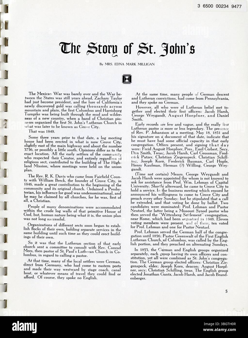 Edna Mark Milligan's 'Story of St. John's' captures the history of St ...