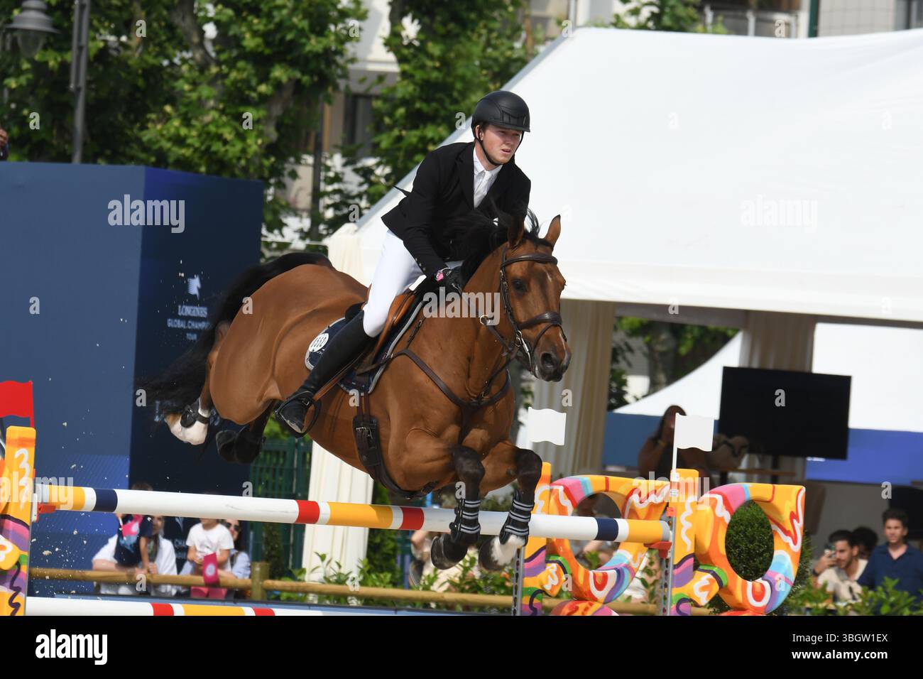 Cannes, France. 05th June, 2025. Harry Charles Rider competes during ...