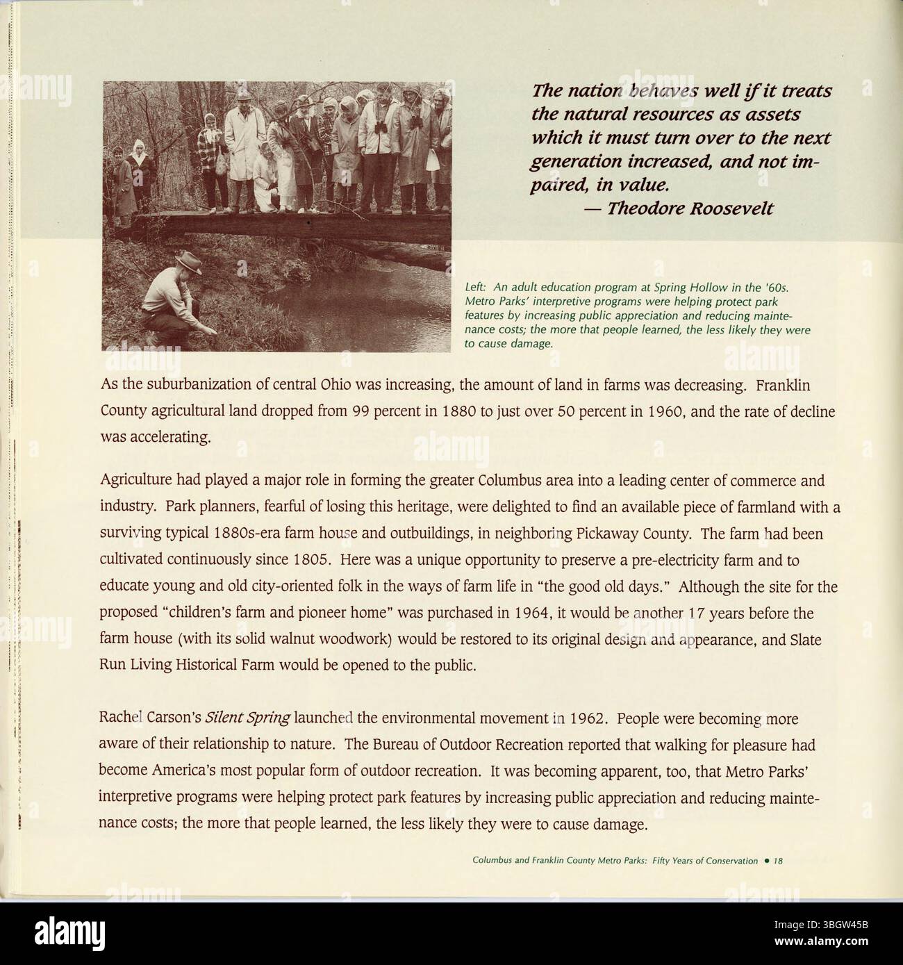 This booklet commemorates the 50th anniversary of the Columbus and ...