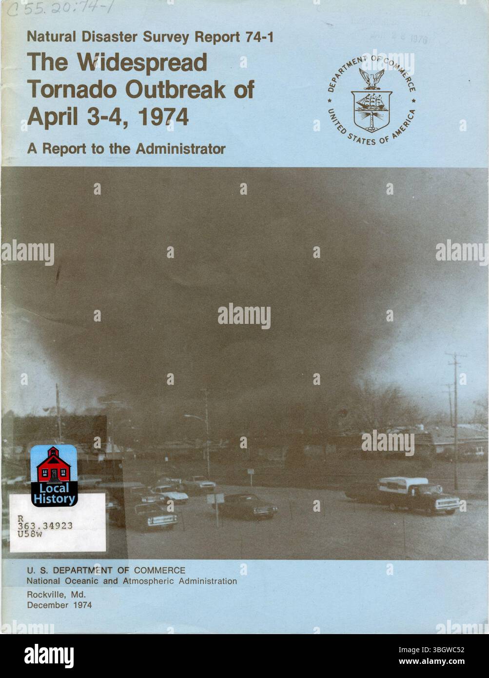 The April 3-4, 1974 tornado outbreak resulted in at least 127 tornadoes ...
