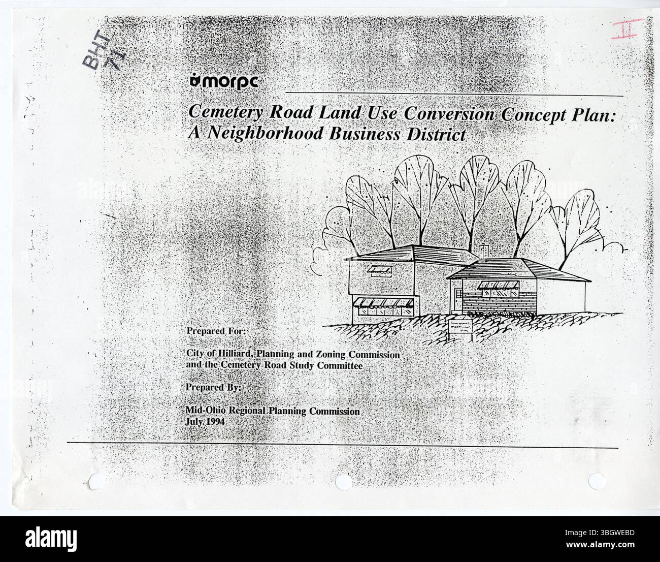 The 1994 Cemetery Road Land Use Conversion Concept Plan offers ...