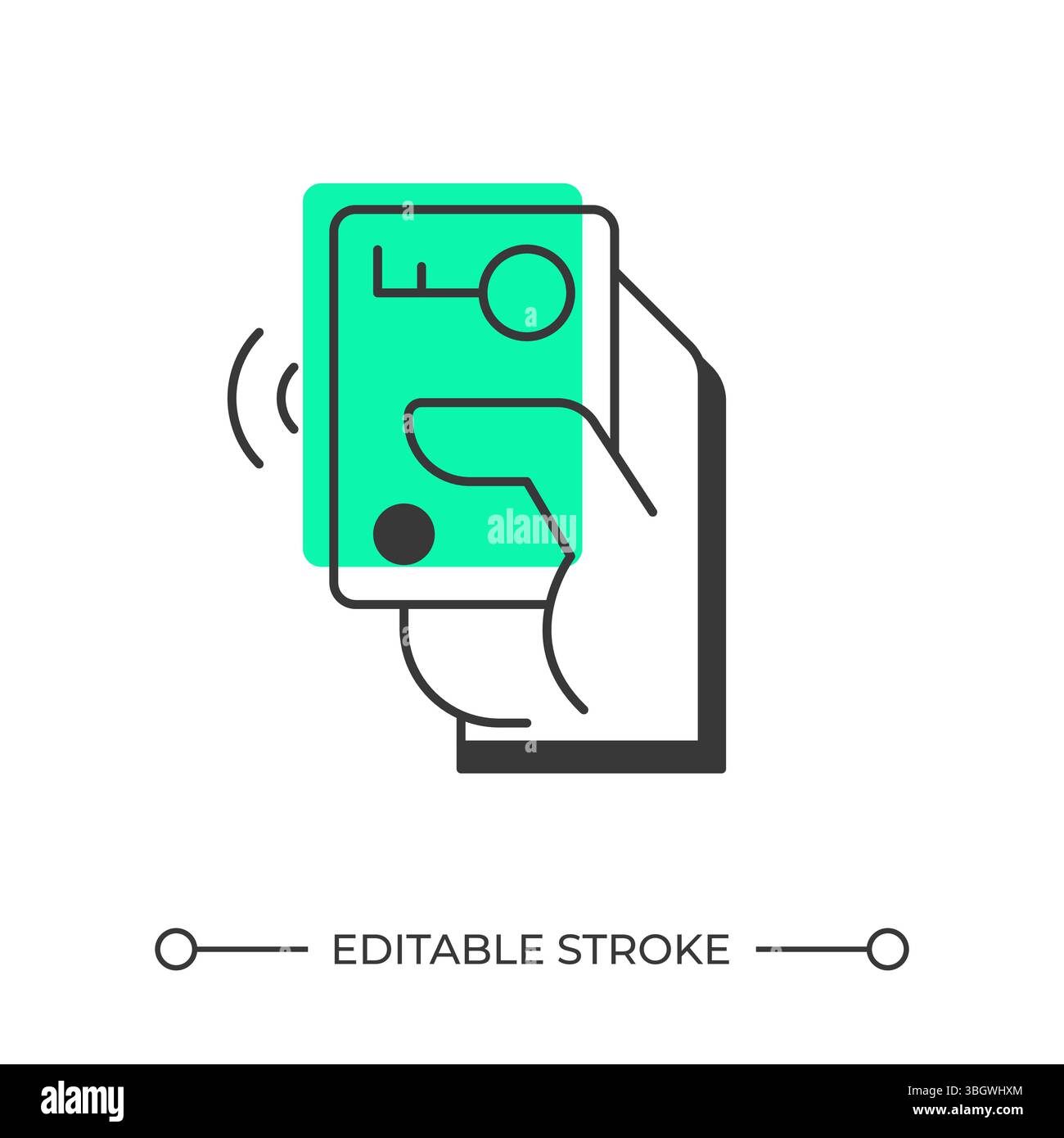 Magnetic key Stock Vector Images - Alamy