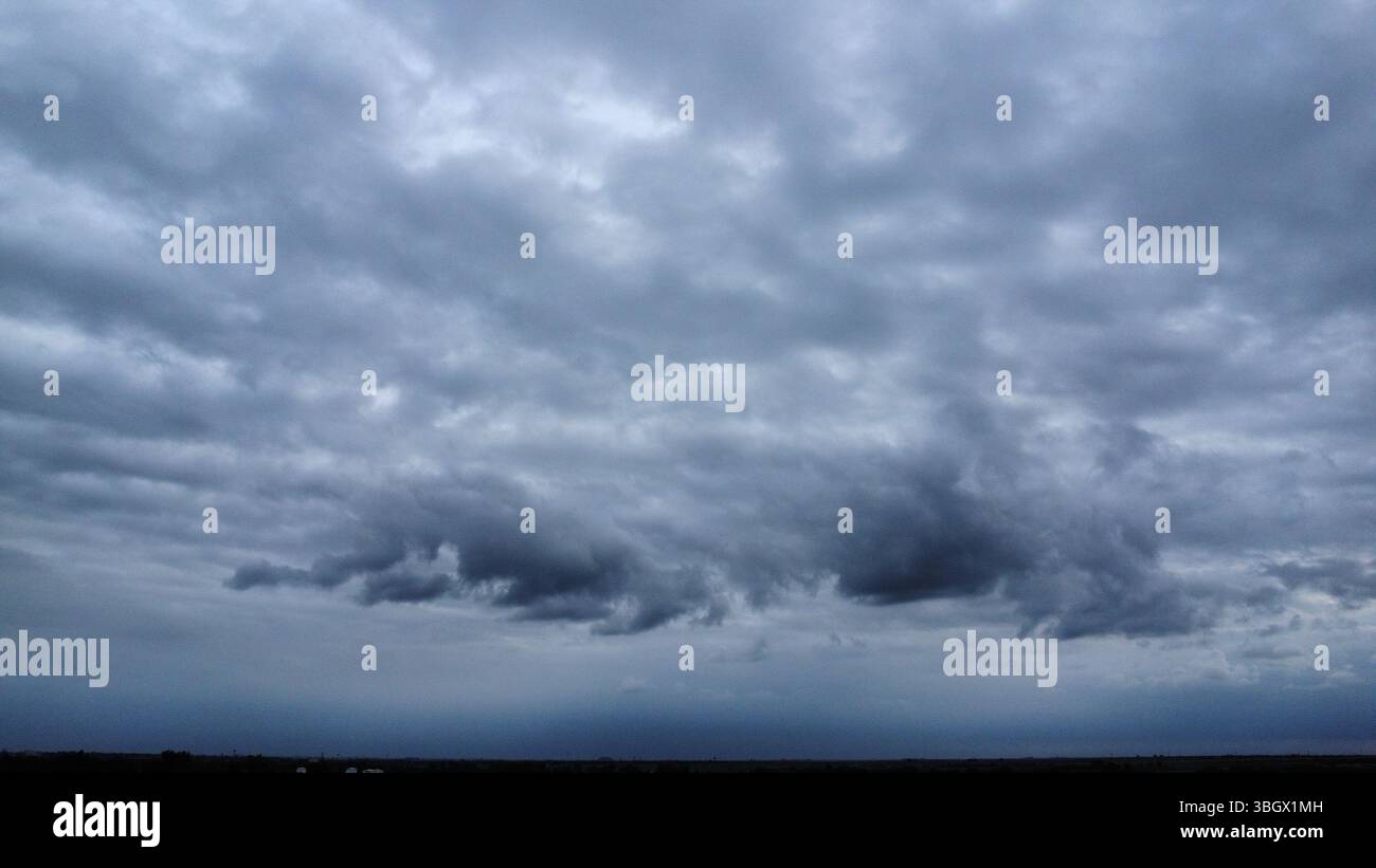 Brooding Sky Over the Horizon Stock Photo - Alamy