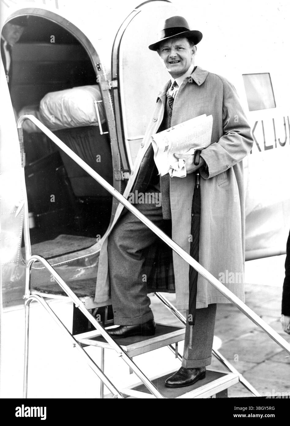 Raczynski Count Edward Raczynski, Polish ambassador in London, as he boarded the ...